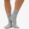 Damen Classic Organic Bio-Socken – Meliertes Grau