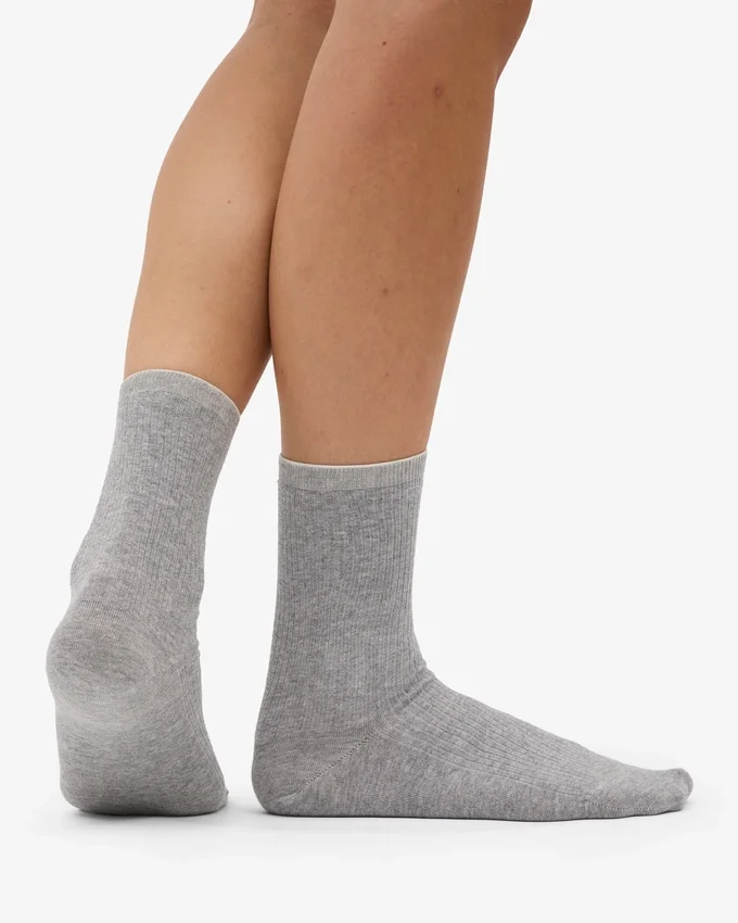 Damen Classic Organic Bio-Socken – Meliertes Grau