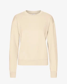 Damen Classic Organic Crew – Elfenbeinweiß