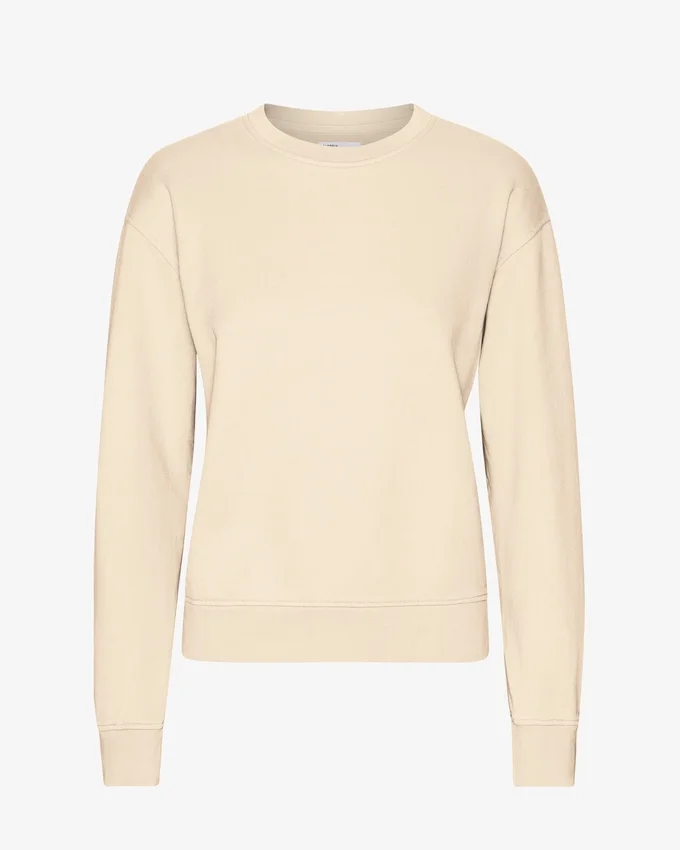 Damen Classic Organic Crew – Elfenbeinweiß