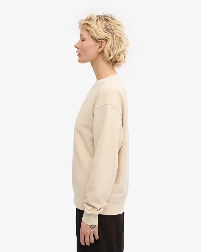 Damen Classic Organic Crew – Elfenbeinweiß