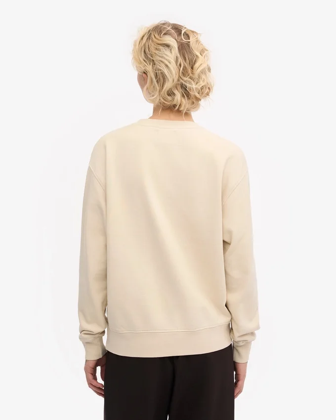 Damen Classic Organic Crew – Elfenbeinweiß