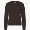 Damen Classic Organic Crew – Kaffeebraun
