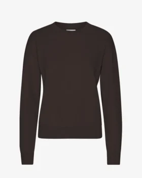 Damen Classic Organic Crew – Kaffeebraun