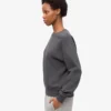 Damen Classic Organic Crew – Lavagrau