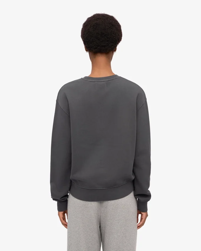 Damen Classic Organic Crew – Lavagrau