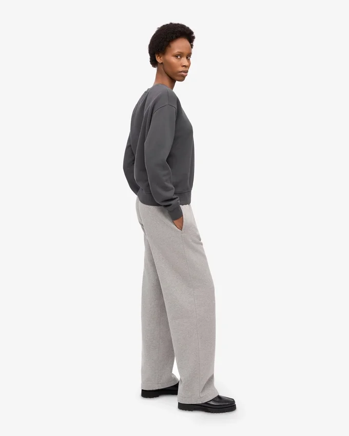 Damen Classic Organic Crew – Lavagrau