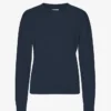 Damen Classic Organic Crew – Marineblau