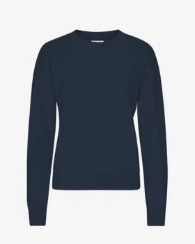 Damen Classic Organic Crew – Marineblau