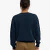 Damen Classic Organic Crew – Marineblau