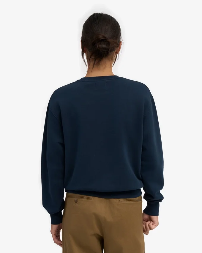 Damen Classic Organic Crew – Marineblau
