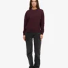 Damen-Classic Organic Crew – Oxblood-Rot