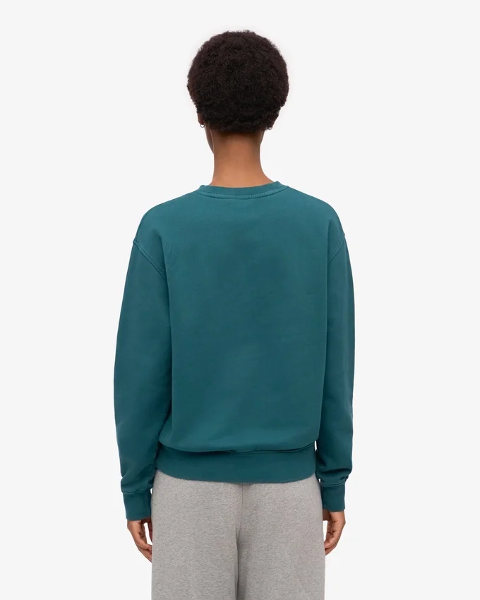 Damen Classic Organic Crew – Ozeangrün