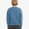Damen-Classic Organic-Crew-Shirt – Faded Indigo