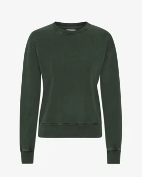 Damen-Classic Organic-Crew-Shirt – Mitternachtswald