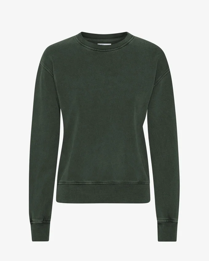 Damen-Classic Organic-Crew-Shirt – Mitternachtswald
