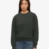 Damen-Classic Organic-Crew-Shirt – Mitternachtswald