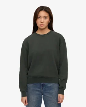 Damen-Classic Organic-Crew-Shirt – Mitternachtswald