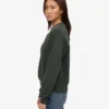 Damen-Classic Organic-Crew-Shirt – Mitternachtswald