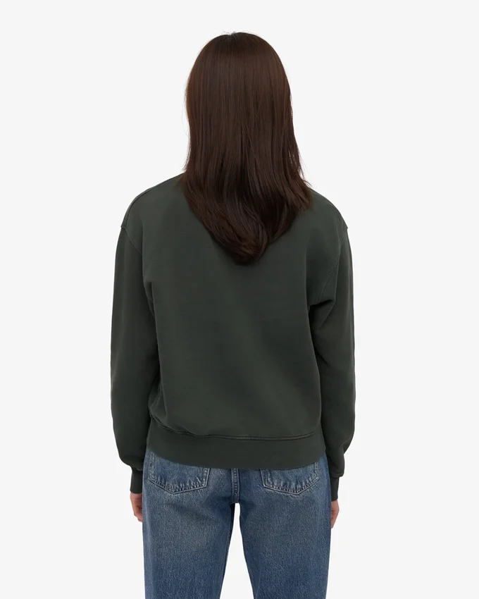 Damen-Classic Organic-Crew-Shirt – Mitternachtswald