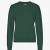Damen Classic Organic Crew – Smaragdgrün
