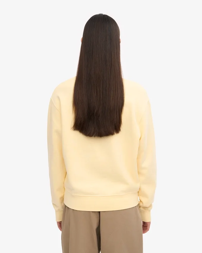 Damen-Classic Organic Crew – Soft Yellow