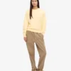 Damen-Classic Organic Crew – Soft Yellow