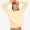 Damen-Classic Organic Crew – Soft Yellow