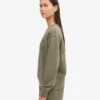 Damen Classic Organic Crew – Staubiges Oliv