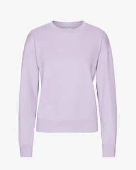 Damen Classic Organic Crew – Zartes Lavendel