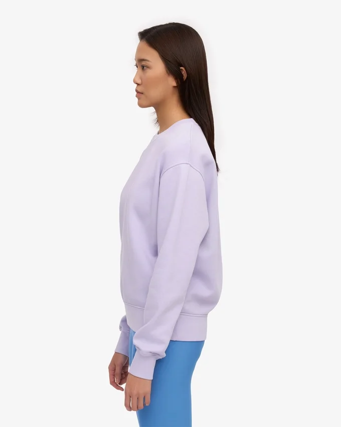 Damen Classic Organic Crew – Zartes Lavendel