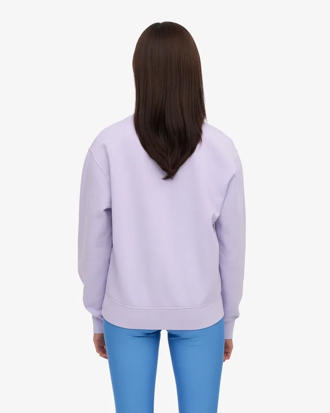 Damen Classic Organic Crew – Zartes Lavendel