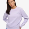 Damen Classic Organic Crew – Zartes Lavendel