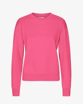 Damen Classic Organic Rundhals-Shirt – Bubblegum-Pink