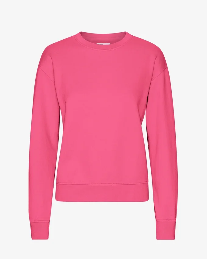 Damen Classic Organic Rundhals-Shirt – Bubblegum-Pink