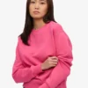Damen Classic Organic Rundhals-Shirt – Bubblegum-Pink