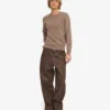 Damen Classic Organic Rundhals-Shirt – Faded Khaki