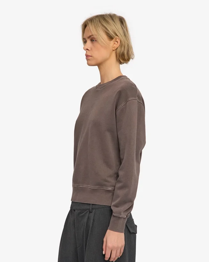 Damen Classic Organic Rundhals-Shirt – Faded Mud