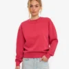 Damen-Classic Organic Rundhals-Shirt – Verwaschenes Rot