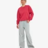 Damen-Classic Organic Rundhals-Shirt – Verwaschenes Rot