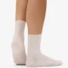 Damen-Classic Organic-Socken – Elfenbeinweiß