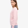 Damen-Klassiker-Pullover aus Merinowolle mit Rundhalsausschnitt – Marineblau