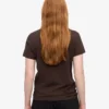 Damen-Light Organic Tee aus Bio-Baumwolle, leicht – Kaffeebraun