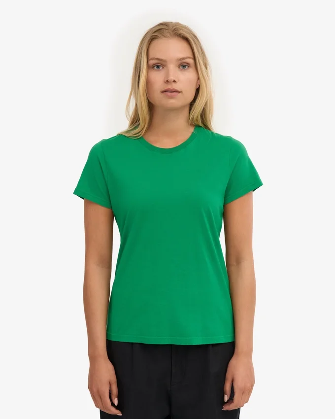 Damen-Light Organic Tee aus Bio-Baumwolle, leicht – Kellygrün