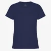 Damen-Light Organic Tee aus Bio-Baumwolle, leicht – Marineblau