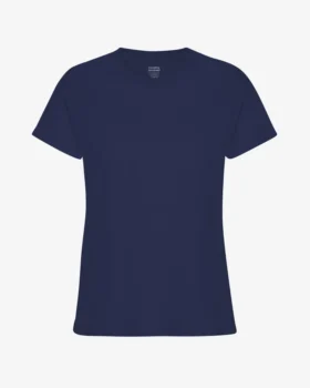 Damen-Light Organic Tee aus Bio-Baumwolle, leicht – Marineblau
