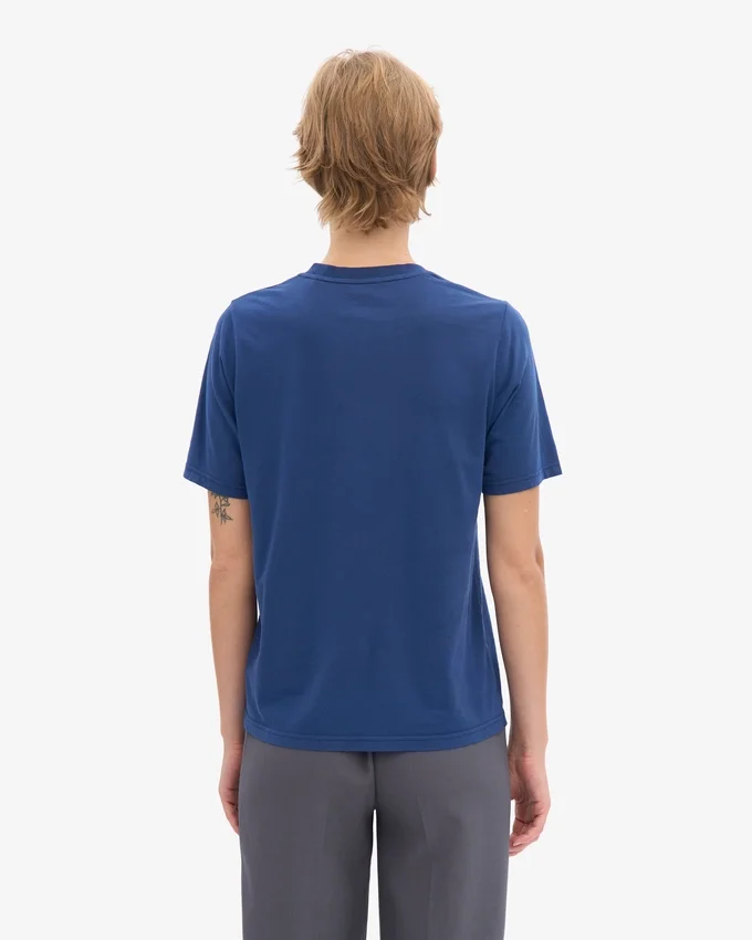 Damen-Light Organic Tee aus Bio-Baumwolle, leicht – Marineblau