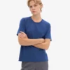 Damen-Light Organic Tee aus Bio-Baumwolle, leicht – Marineblau
