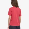 Damen-Light Organic Tee aus Bio-Baumwolle, leicht – Verwaschenes Rot
