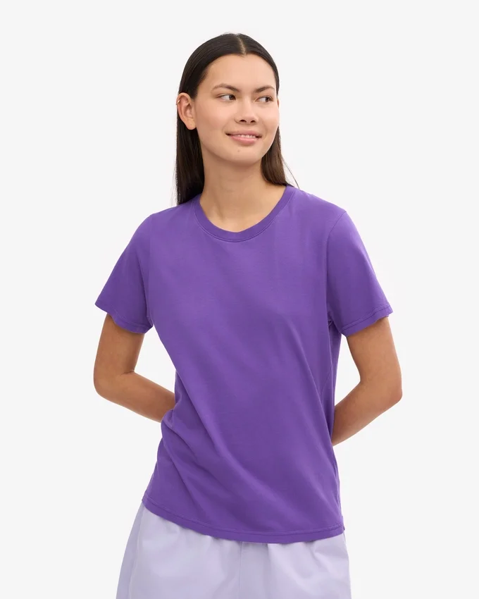 Damen-Light Organic Tee aus Bio-Baumwolle – Ultraviolett
